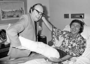 Des O'Conner with Eric Morecambe